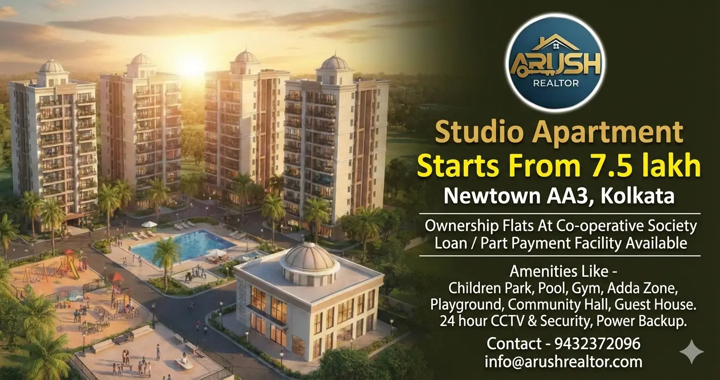 1RK Studio Apartments in New Town Kolkata | Royal Studio